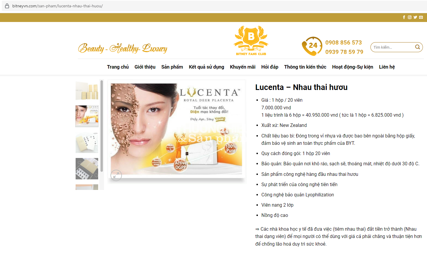 Sản phẩm của Tập đoàn Bitney được "thổi phồng" công dụng như thế nào?