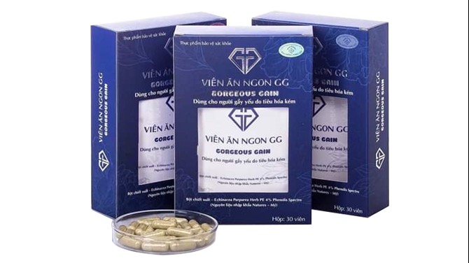 Người tiêu dùng cẩn trọng khi mua và sử dụng Viên ăn ngon GG và Viên thảo mộc GG