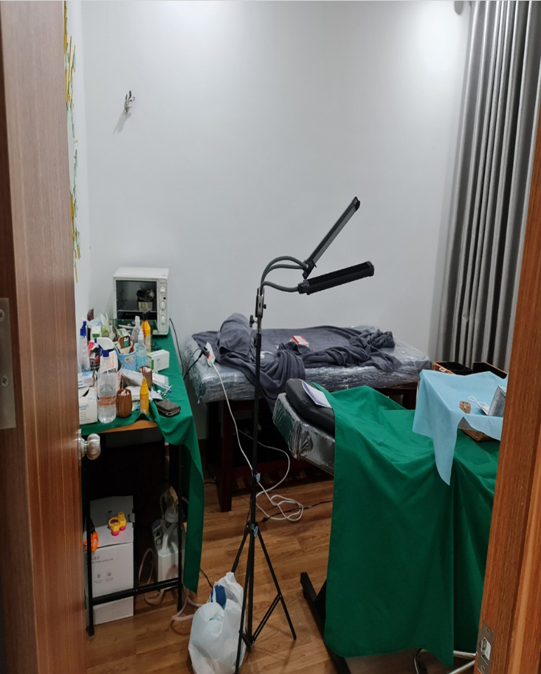 Phát hiện cơ sở phẫu thuật thẩm mỹ không phép trong căn hộ chung cư