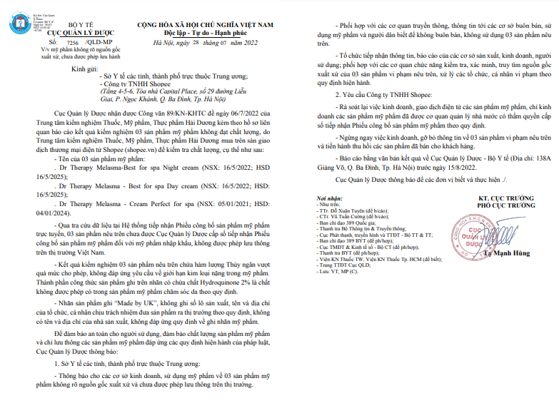 Công ty cổ phần Con Cưng bị xử phạt vì tự công bố sản phẩm Công ty cổ phần Con Cưng bị xử phạt vì tự công bố sản phẩm