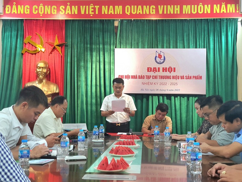 Đại hội Chi hội Nhà báo Tạp chí Thương hiệu và Sản phẩm nhiệm kỳ 2022 - 2025 Đại hội Chi hội Nhà báo Tạp chí Thương hiệu và Sản phẩm nhiệm kỳ 2022 - 2025