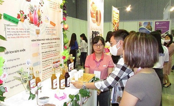 Gian hàng trưng bày tại Triển lãm. Gian hàng trưng bày tại Triển lãm.