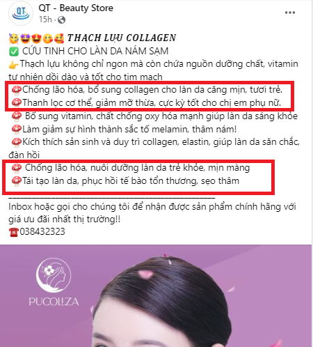 Thêm một sản phẩm Collagen bị Cục An toàn thực phẩm cảnh báo sử dụng