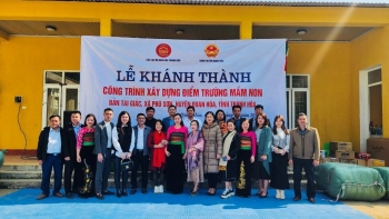 Điểm trường mầm non bản Tai Giác chính thức đi vào sử dụng