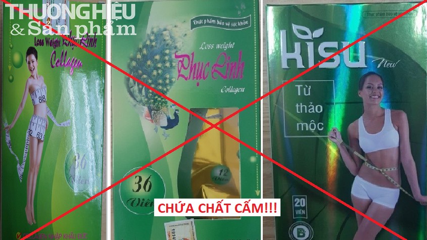 Cẩn trọng với một loạt sản phẩm giảm cân chứa chất cấm cực có hại