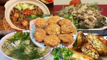 Món ăn lạ miệng hấp dẫn từ Rươi