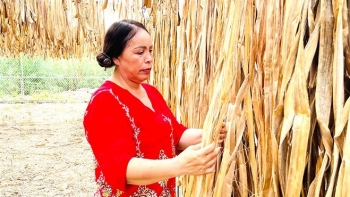 Biến thân cây chuối thành đồ thủ công mỹ nghệ, cả xóm có việc làm