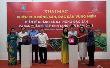 Khai mạc Phiên chợ nông sản, đặc sản vùng miền cùng Tuần lễ quảng bá na Lạng Sơn 2023