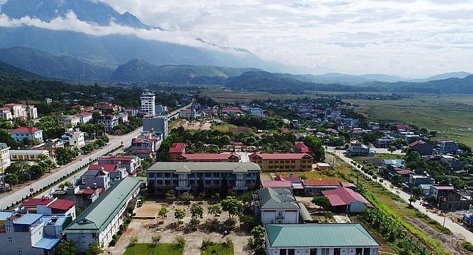 Một góc thị trấn Tam Đường, huyện Tam Đường Một góc thị trấn Tam Đường, huyện Tam Đường