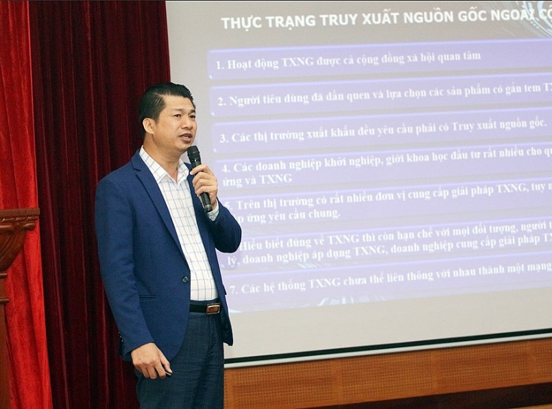 Th.S Nguyễn Thế Tiệp trình bày Báo cáo Ứng dụng CNTT trong quản lý chuỗi cung ứng sản phẩm thiên nhiên, truy xuất nguồn gốc, chống gian lận thương mại và kết nối cung cầu Th.S Nguyễn Thế Tiệp trình bày Báo cáo Ứng dụng CNTT trong quản lý chuỗi cung ứng sản phẩm thiên nhiên, truy xuất nguồn gốc, chống gian lận thương mại và kết nối cung cầu