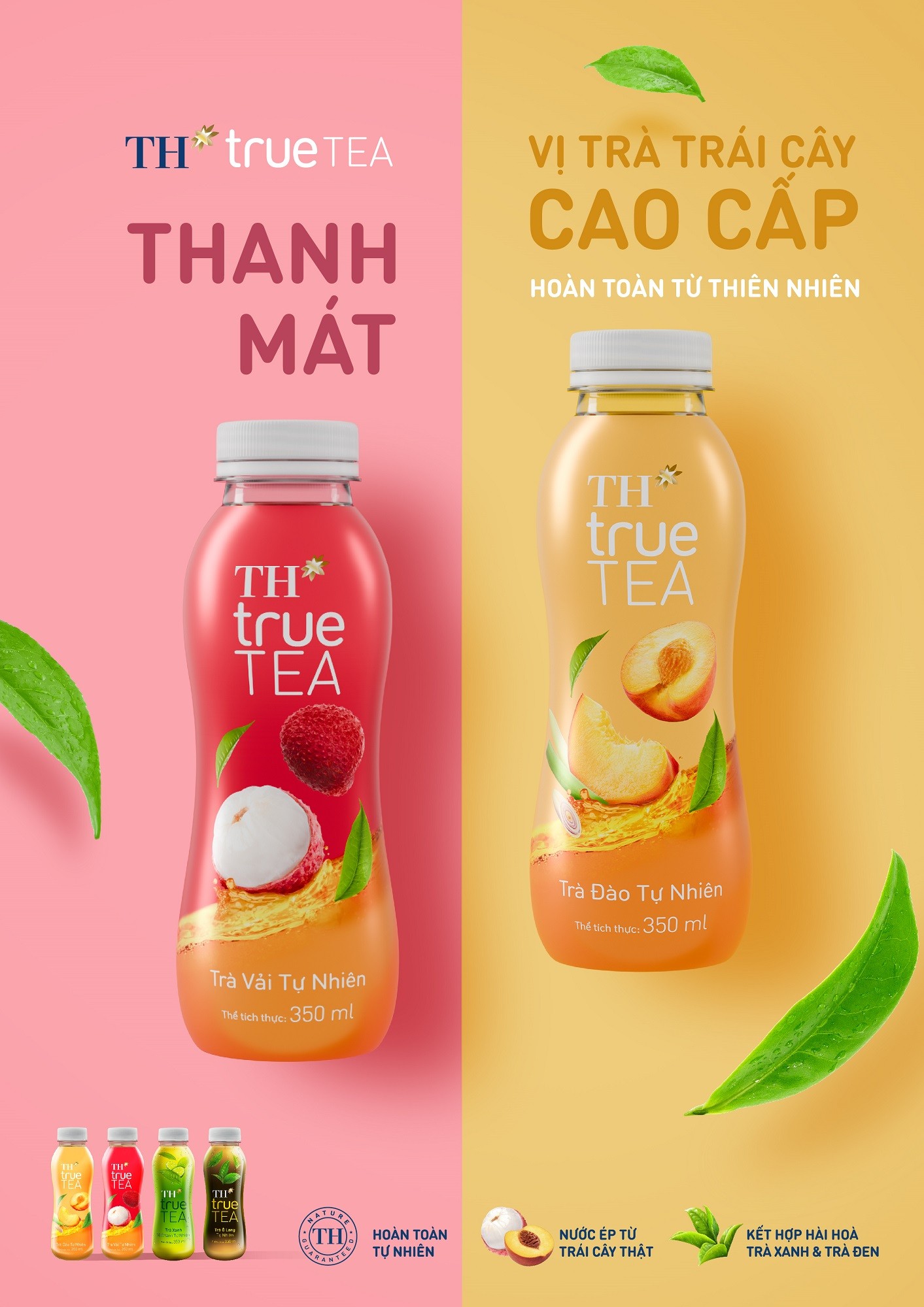 Tập đoàn TH ra mắt Trà trái cây TH true TEA cao cấp, hoàn toàn từ thiên nhiên