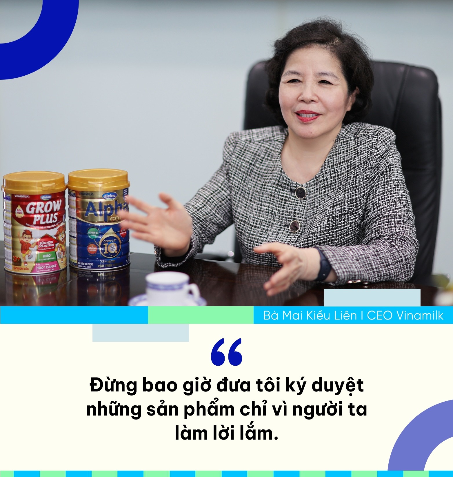 Những câu nói của bà Mai Kiều Liên làm nên “chất” Vinamilk Những câu nói của bà Mai Kiều Liên làm nên “chất” Vinamilk