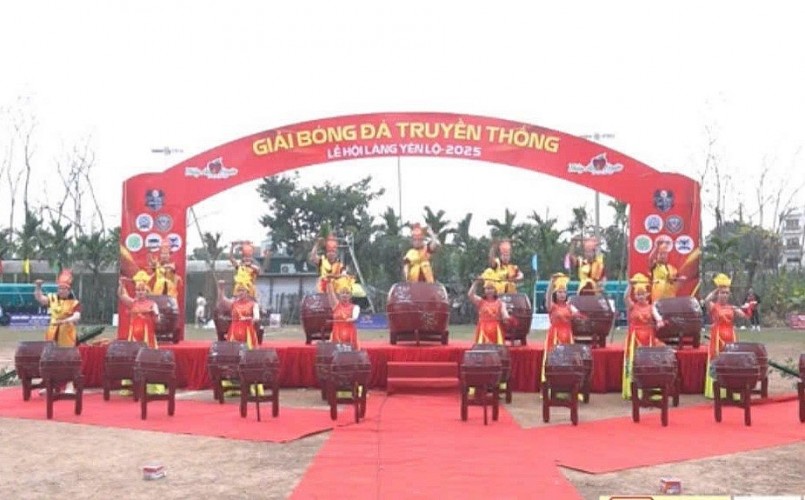 undefined Khai mạc giải bóng đá lần thứ 2 lễ hội truyền thống đình Yên Lộ, Yên Nghĩa xuân Ất tỵ năm 2025