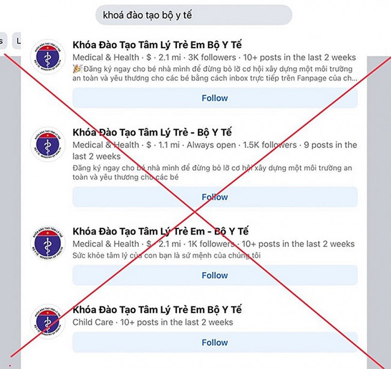 Trang Fanpage giả mạo Bộ Y tế được Bệnh viện Nhi T.Ư đăng tải, cảnh báo. Trang Fanpage giả mạo Bộ Y tế được Bệnh viện Nhi T.Ư đăng tải, cảnh báo.