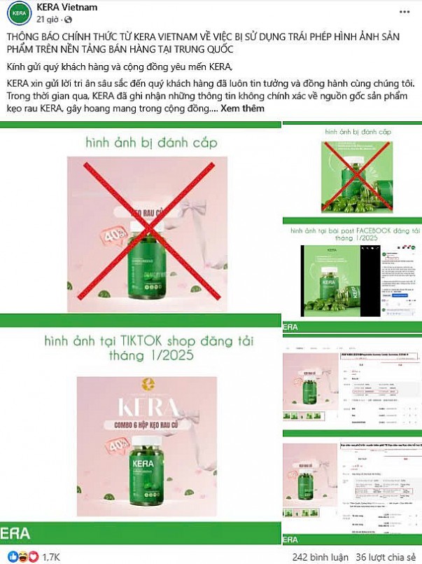 undefined Công ty Chị Em Rọt, Hoa hậu Thùy Tiên lên tiếng giữa ồn ào về kẹo rau củ Kera