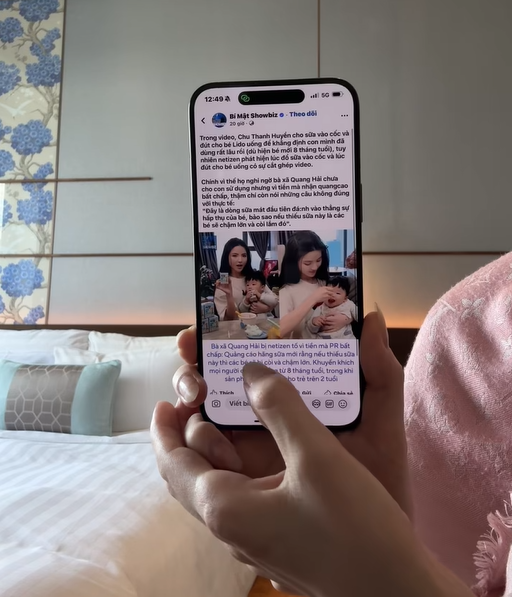 Chu Thanh Huyền trần tình về việc bị tố quảng cáo sai sự thật (ảnh chụp từ clip). Chu Thanh Huyền trần tình về việc bị tố quảng cáo sai sự thật (ảnh chụp từ clip).