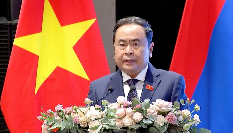 Chủ tịch Quốc hội Trần Thanh Mẫn phát biểu tại tọa đàm