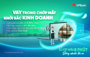 VPBank tung gói ưu đãi lãi suất chỉ từ 5,39% cho hộ kinh doanh cá thể