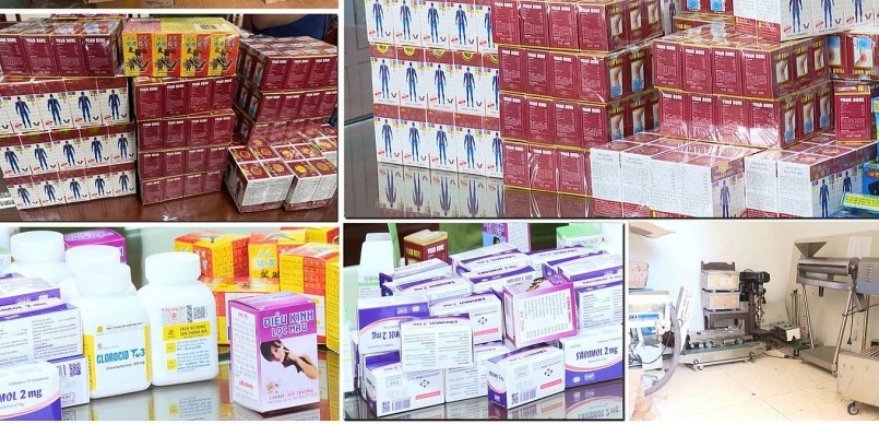 Công an tỉnh Thanh Hóa triệt phá một đường dây sản xuất, buôn bán thuốc giả