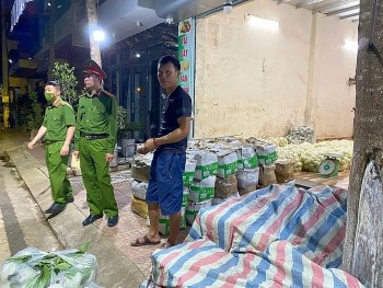 Sơn La: Phát hiện hơn 3 tạ rau củ 
