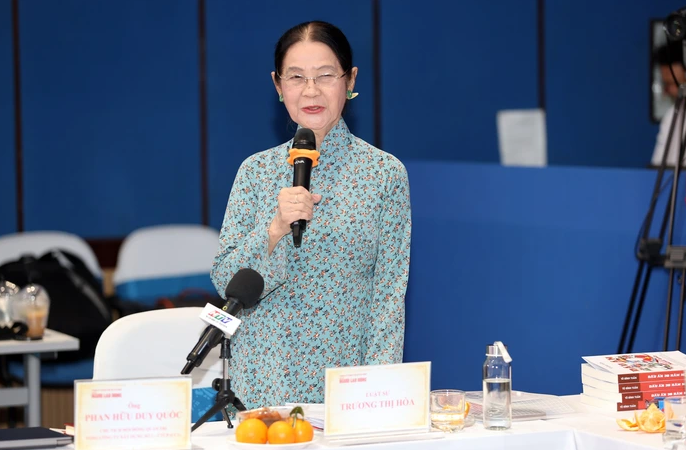 Luật sư TRƯƠNG THỊ HÒA. Ảnh NLĐ