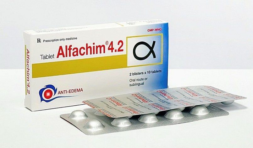 Một lô thuốc Alfachim 4.2 do Công ty cổ phần dược phẩm Cửu Long sản xuất bị thu hồi trên toàn quốc. Ảnh: Dược Cửu Long Một lô thuốc Alfachim 4.2 do Công ty cổ phần dược phẩm Cửu Long sản xuất bị thu hồi trên toàn quốc. Ảnh: Dược Cửu Long