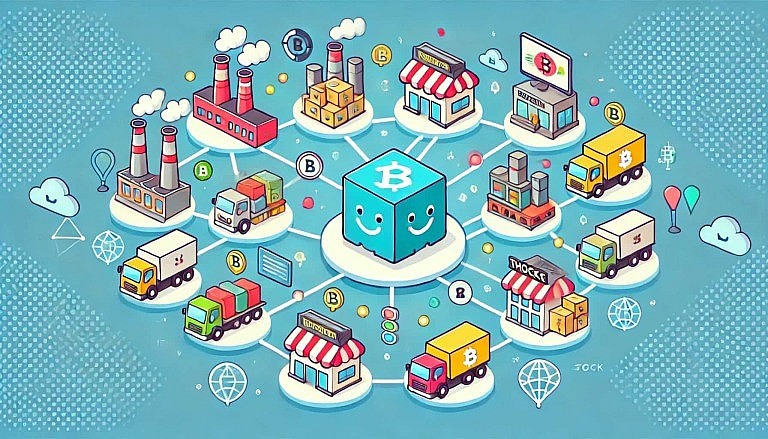 Mô hình minh họa hệ thống truy xuất minh bạch bằng công nghệ blockchain – kết nối toàn bộ chuỗi cung ứng từ sản xuất đến phân phối, giúp chuẩn hóa dữ liệu và nâng cao giá trị sản phẩm. Mô hình minh họa hệ thống truy xuất minh bạch bằng công nghệ blockchain – kết nối toàn bộ chuỗi cung ứng từ sản xuất đến phân phối, giúp chuẩn hóa dữ liệu và nâng cao giá trị sản phẩm.