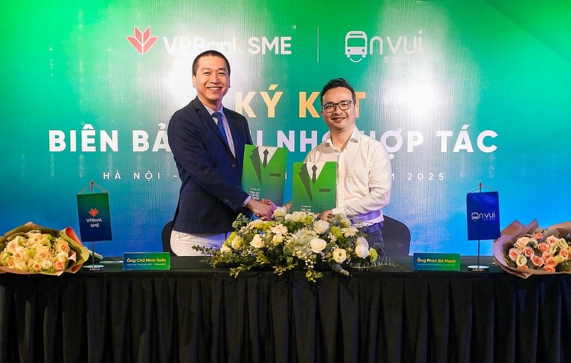 Đại diện VPBankSME và AN VUI tại Lễ ký kết biên bản ghi nhớ hợp tác Đại diện VPBankSME và AN VUI tại Lễ ký kết biên bản ghi nhớ hợp tác