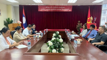 Nhà xuất bản Giáo dục Việt Nam tăng cường hợp tác với Nhà xuất bản và Phát hành Sách Quốc gia Lào