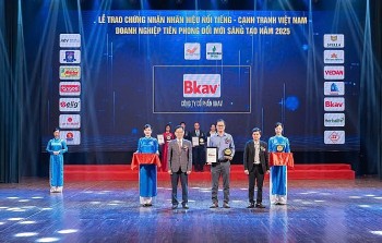 Bkav lần thứ 12 được vinh danh “Nhãn hiệu nổi tiếng Việt Nam”