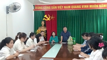 Tạp chí Thương hiệu và Sản phẩm tiếp nhận sinh viên Học viện Phụ nữ Việt Nam đến kiến tập