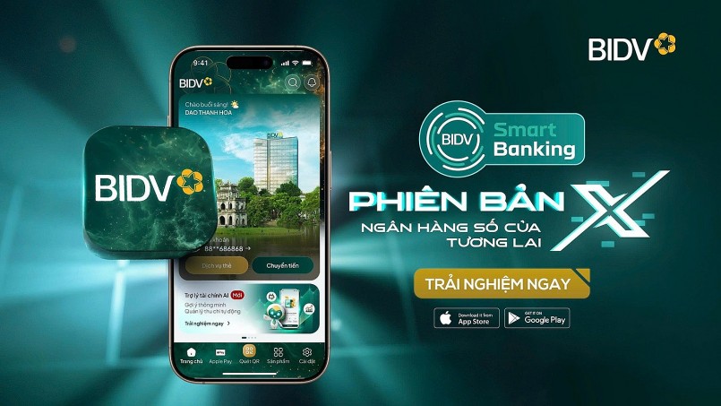 BIDV SmartBanking X đã sẵn sàng trên các kho ứng dụng Google Play và App Store BIDV SmartBanking X đã sẵn sàng trên các kho ứng dụng Google Play và App Store