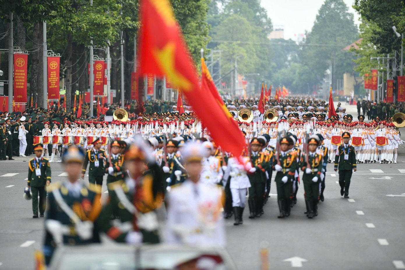 TỔNG THUẬT: Lễ Tổng duyệt chương trình diễu binh, diễu hành kỷ niệm 80 năm Quốc khánh 2/9