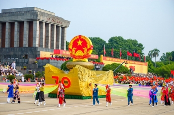 Hình ảnh tư liệu Lễ diễu binh, diễu hành kỷ niệm 70 năm Quốc khánh 2/9