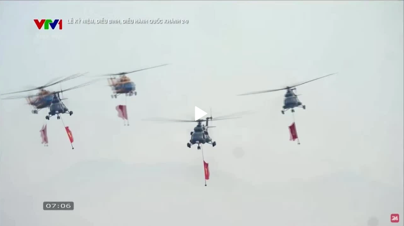 TRỰC TIẾP: Lễ kỷ niệm, diễu binh, diễu hành chào mừng Quốc khánh 2-9