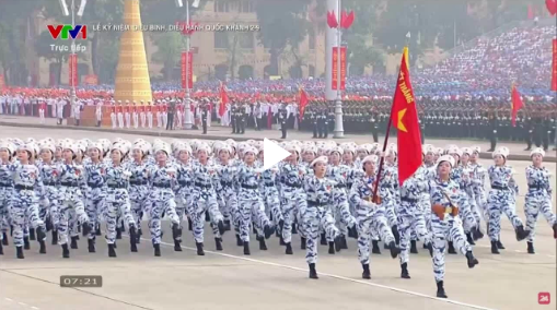 TRỰC TIẾP: Lễ kỷ niệm, diễu binh, diễu hành chào mừng Quốc khánh 2-9