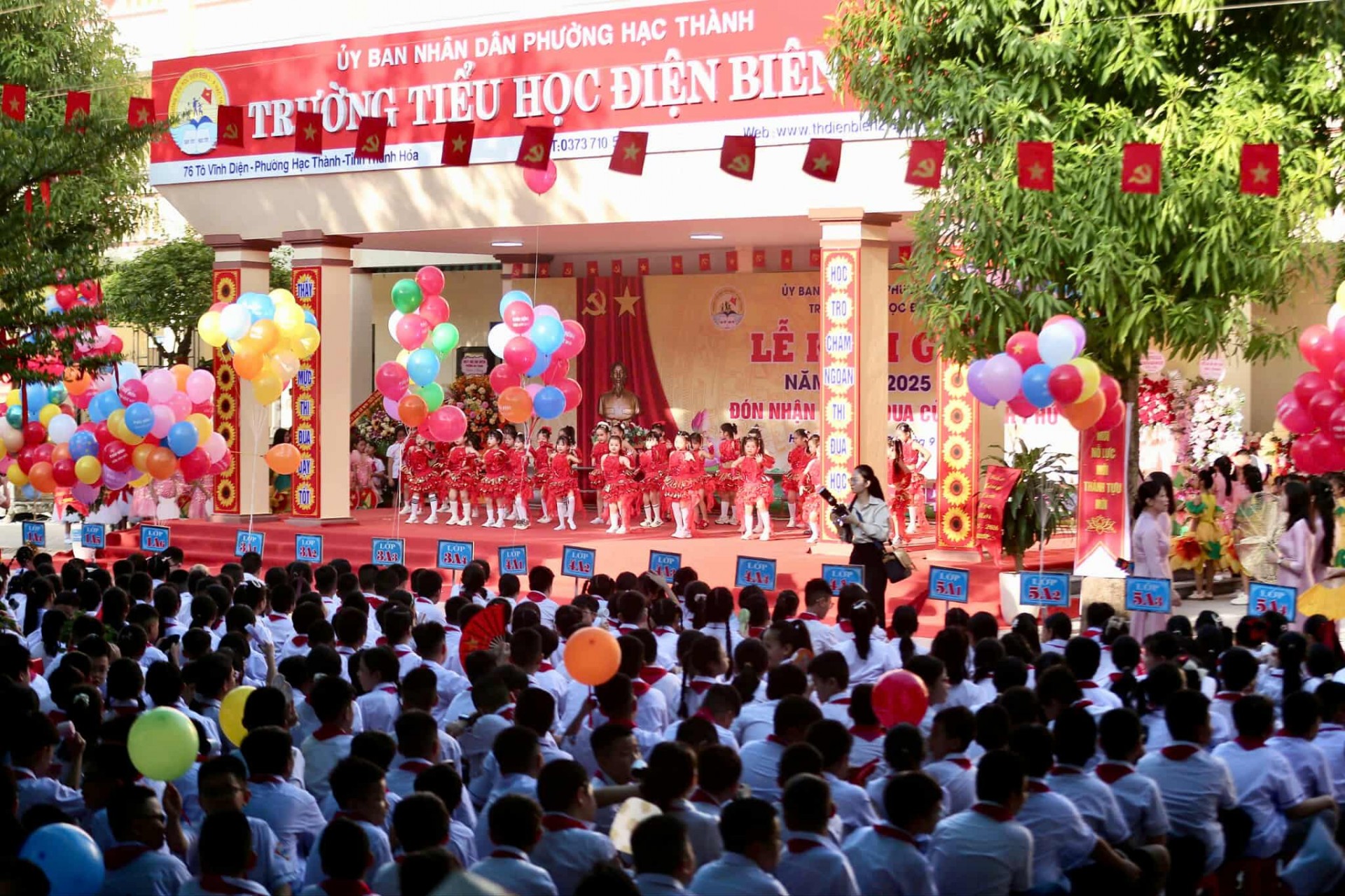 Thanh Hóa: Tưng bừng khai giảng năm học, Hòa chung không khí rộn ràng cả nước