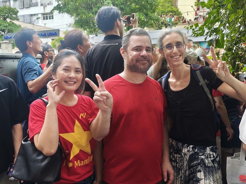 Đông đảo du khách nước ngoài đã đến Việt Nam tham dự Đại lễ Kỷ niệm 80 năm Quốc khánh 2/9. Đông đảo du khách nước ngoài đã đến Việt Nam tham dự Đại lễ Kỷ niệm 80 năm Quốc khánh 2/9.