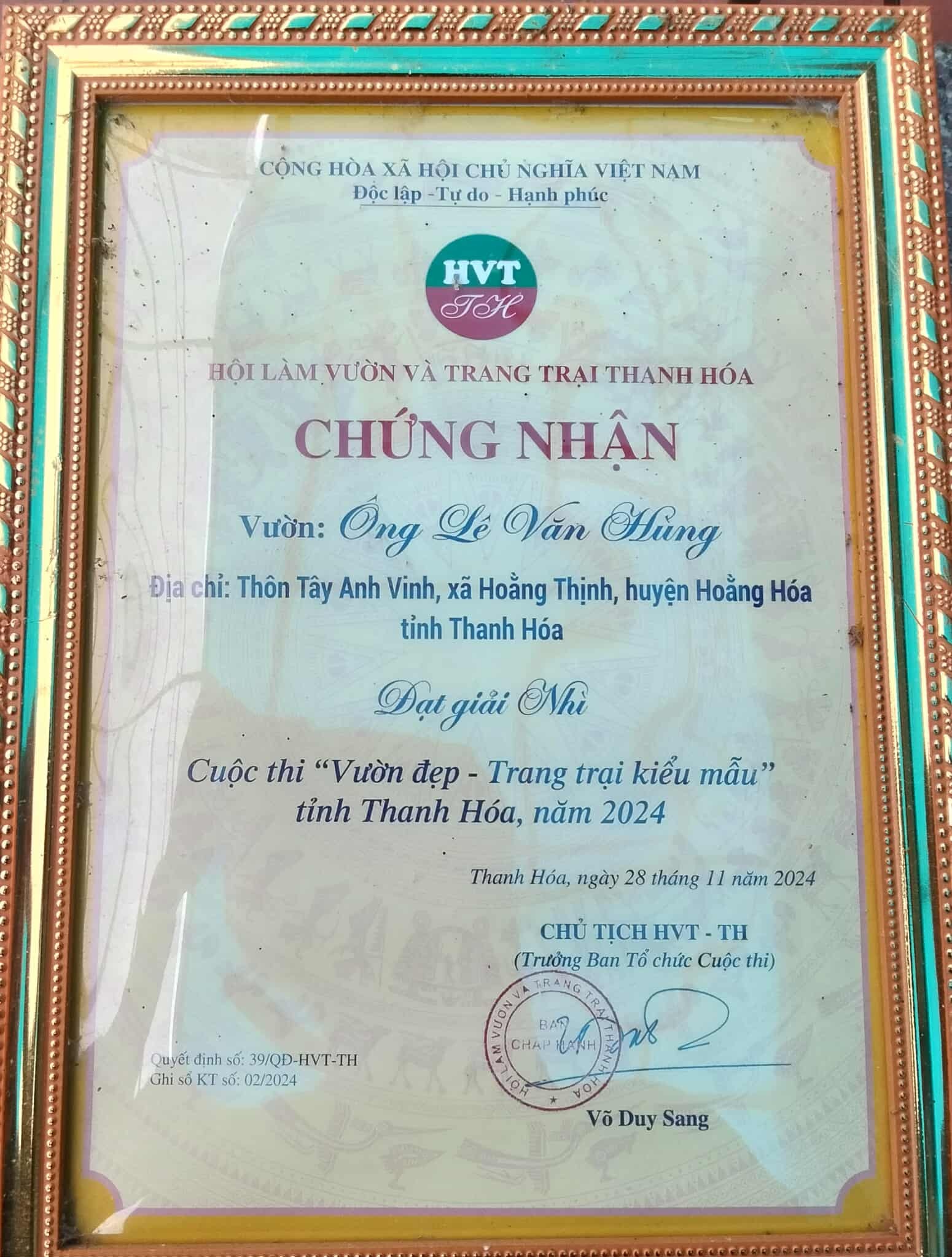 Từ vườn lan bão hòa đến trại cầy hương tiền tỷ “Hành trình ngược dòng của người nông dân xứ Thanh”