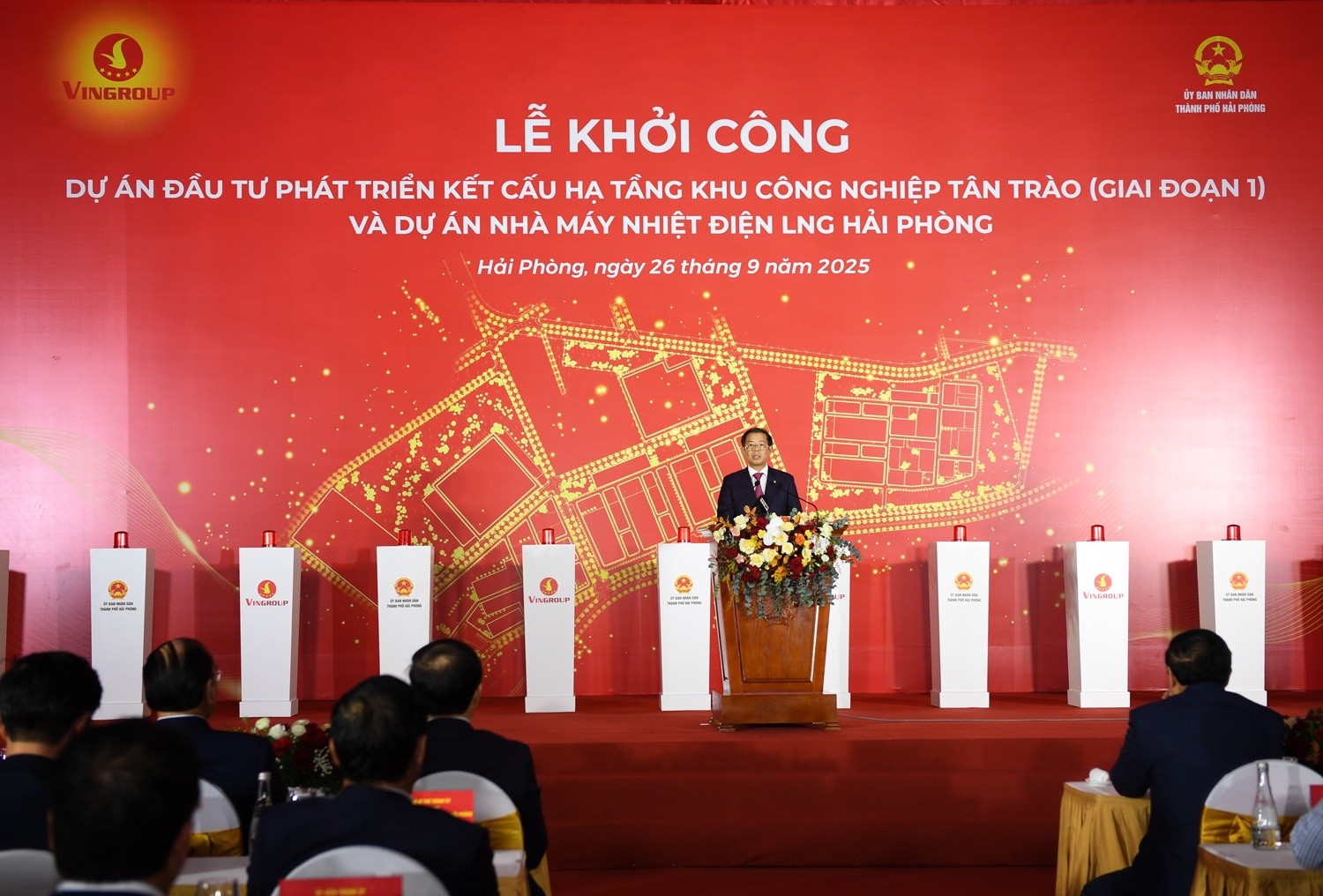 Vingroup khởi công Khu Công nghiệp Tân Trào và nhà máy Nhiệt điện LNG Hải Phòng Vingroup khởi công Khu Công nghiệp Tân Trào và nhà máy Nhiệt điện LNG Hải Phòng