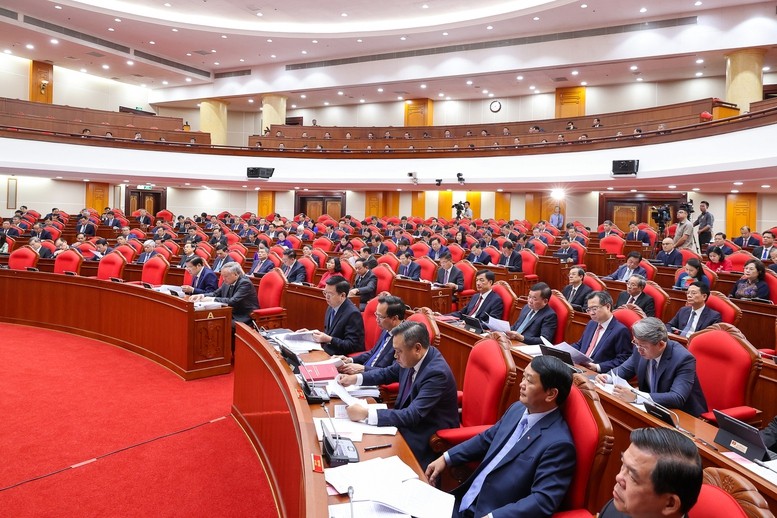 Các đại biểu dự Hội nghị lần thứ 13, Ban Chấp hành Trung ương Đảng khóa XIII - Ảnh: VGP Các đại biểu dự Hội nghị lần thứ 13, Ban Chấp hành Trung ương Đảng khóa XIII - Ảnh: VGP