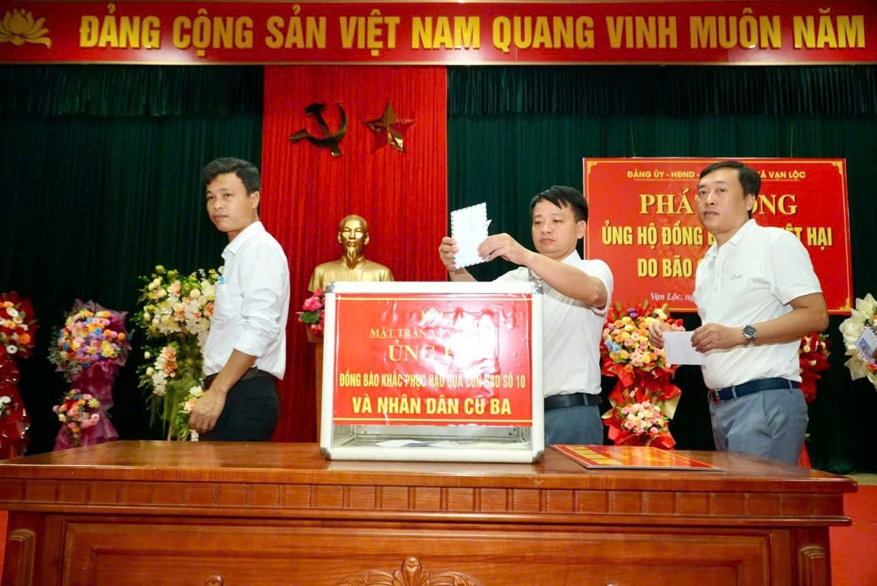 Xã Vạn Lộc Thanh Hoá phát động ủng hộ đồng bào vùng bão lũ: Lan tỏa tinh thần “Tương thân tương ái” Xã Vạn Lộc Thanh Hoá phát động ủng hộ đồng bào vùng bão lũ: Lan tỏa tinh thần “Tương thân tương ái”