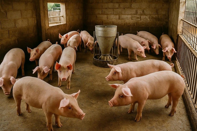 Giá heo hơi tại khu vực Nam Trung Bộ và miền Nam tiếp đà giảm nhẹ trong sáng nay. Giá heo hơi tại khu vực Nam Trung Bộ và miền Nam tiếp đà giảm nhẹ trong sáng nay.