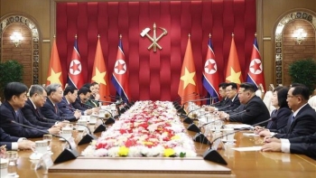 Tổng Bí thư Tô Lâm hội đàm với Tổng Bí thư, Chủ tịch Quốc vụ Triều Tiên Kim Jong Un