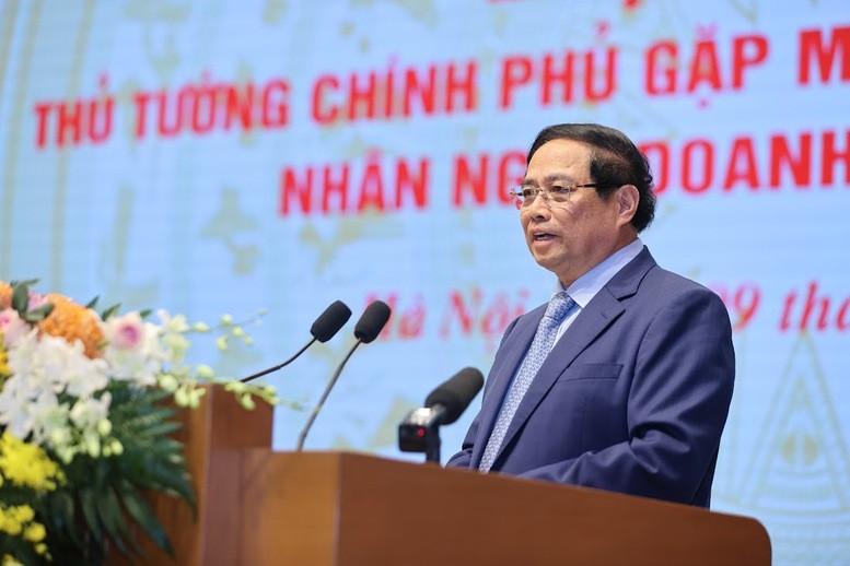 Thủ tướng Phạm Minh Chính phát biểu khai mạc Hội nghị - Ảnh: VGP