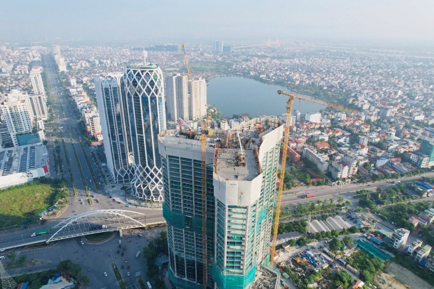 Golden Crown Hai Phong chính thức cất nóc, khẳng định vị thế biểu tượng phố cảng