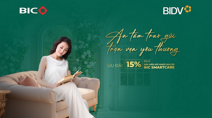 Ưu đãi 15% phí bảo hiểm sức khoẻ cao cấp BIC SmartCare nhân ngày Phụ nữ Việt Nam Ưu đãi 15% phí bảo hiểm sức khoẻ cao cấp BIC SmartCare nhân ngày Phụ nữ Việt Nam