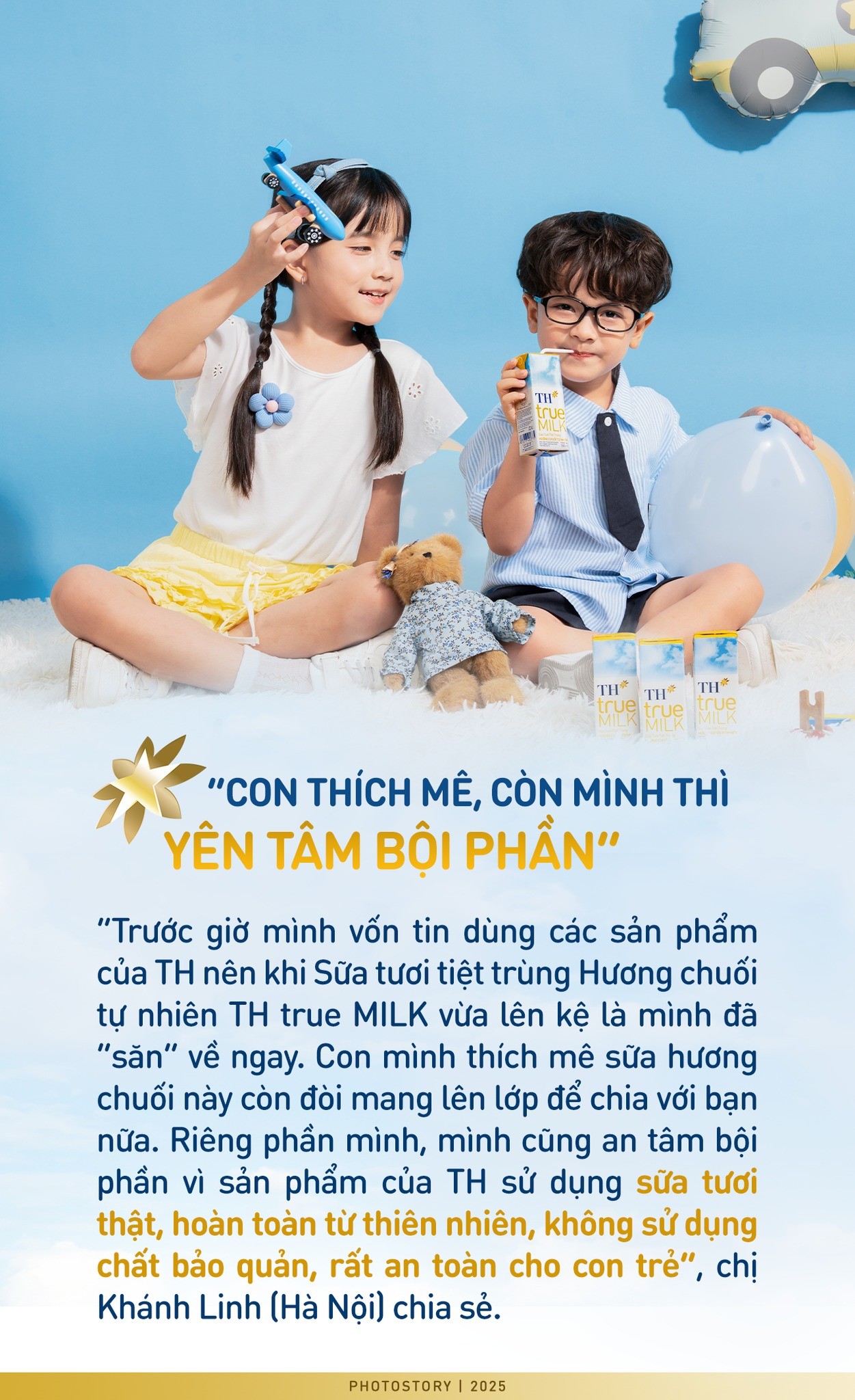 Đổi vị cho bé với sữa tươi tiệt trùng TH true MILK mới: Thơm ngậy hương chuối lại hoàn toàn từ thiên nhiên