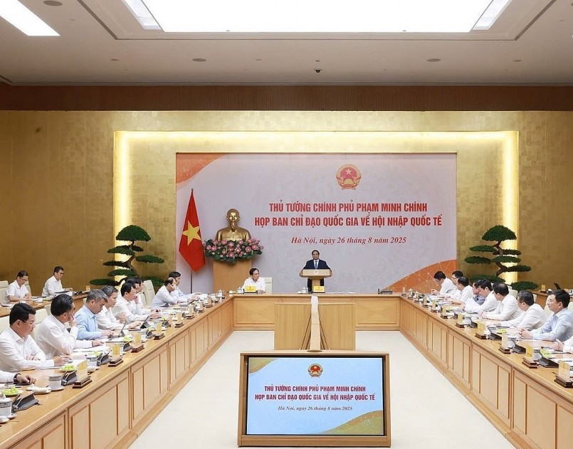 Thủ tướng Phạm Minh Chính chủ trì họp Ban Chỉ đạo quốc gia về hội nhập quốc tế. Thủ tướng Phạm Minh Chính chủ trì họp Ban Chỉ đạo quốc gia về hội nhập quốc tế.