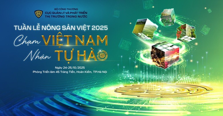 Tuần lễ Nông sản Việt 2025 quy tụ các sản phẩm tiêu biểu, đặc sản vùng miền của 34 tỉnh, thành phố trên cả nước Tuần lễ Nông sản Việt 2025 quy tụ các sản phẩm tiêu biểu, đặc sản vùng miền của 34 tỉnh, thành phố trên cả nước